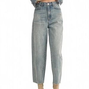 Miou Muse Women's Barrel Jeans